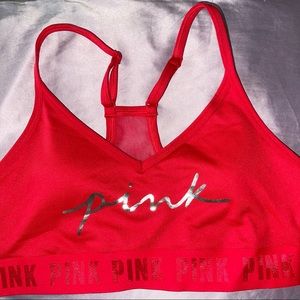 Red Lounge Bralette | PINK